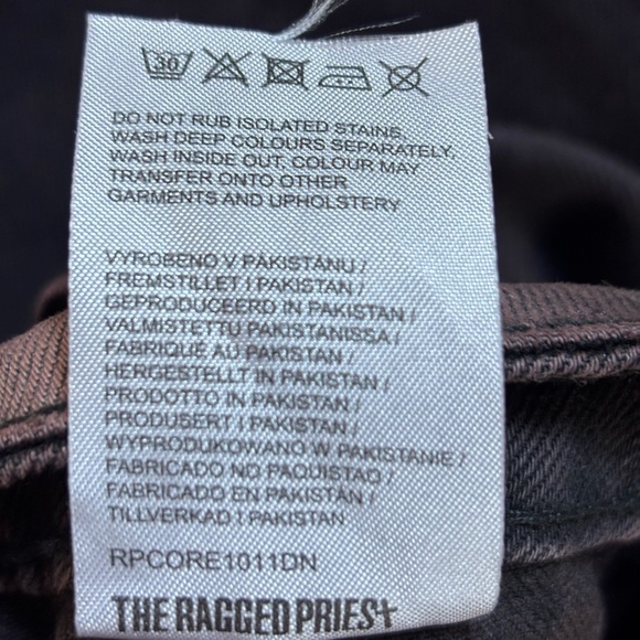 FREE PEOPLE THE RAGGED PRIEST COCOA BROWN MAXI DENIM SKIRT OVERSIZED 4 - Picture 8 of 11